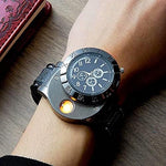 Load image into Gallery viewer, New Military USB Lighter Watch Men&#39;s
