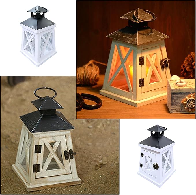 Vintage Wooden Lantern